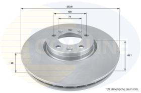 COMLINE ADC2711V - DISCO FRENO