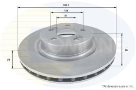 COMLINE ADC2712V - DISCO FRENO