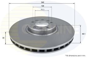 COMLINE ADC2718V - DISCO FRENO