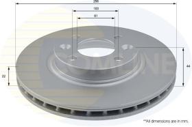 COMLINE ADC2719V - DISCO DE FRENO
