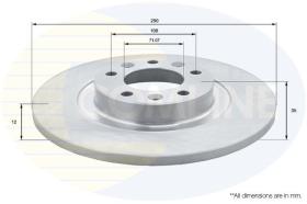 COMLINE ADC2724 - DISCO FRENO