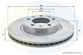 COMLINE ADC2726V - DISCO DE FRENO