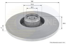 COMLINE ADC3024 - DISCO DE FRENO