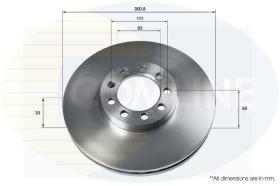 COMLINE ADC9063V - DISCO FRENO