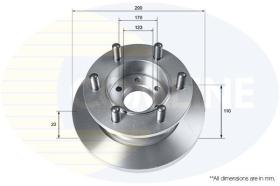 COMLINE ADC9128 - DISCO FRENO