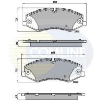 COMLINE CBP02030 - PASTILLA DE FRENO