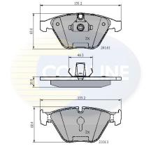 COMLINE CBP02100 - PASTILLA DE FRENO