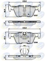 COMLINE CBP02131 - PASTILLA DE FRENO