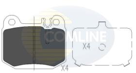 COMLINE CBP06025 - PASTILLA DE FRENO