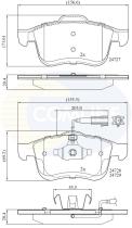 COMLINE CBP12032 - PASTILLA DE FRENO