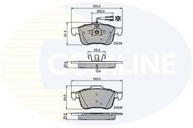 COMLINE CBP12118 - PASTILLA DE FRENO