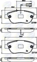 COMLINE CBP12140 - PASTILLA DE FRENO