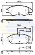 COMLINE CBP12213 - PASTILLA DE FRENO