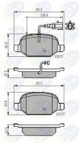 COMLINE CBP16013 - PASTILLA DE FRENO
