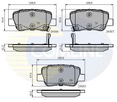 COMLINE CBP32026 - PASTILLA DE FRENO