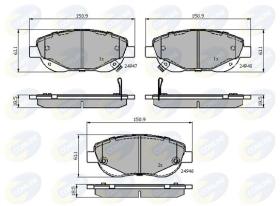 COMLINE CBP32035 - PASTILLA DE FRENO