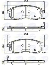COMLINE CBP32202 - PASTILLA DE FRENO