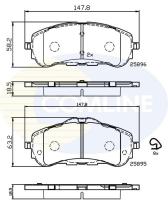 COMLINE CBP32232 - PASTILLA DE FRENO