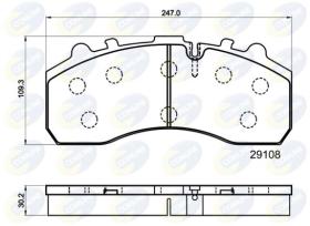 COMLINE CBP9042MK - PASTILLA DE FRENO