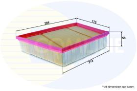 COMLINE EAF837 - FILTRO AIRE