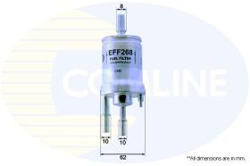 COMLINE EFF268 - FILTRO COMBUSTIBLE