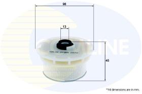COMLINE EFF289D - FILTRO COMBUSTIBLE