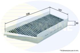 COMLINE EKF115A - FILTRO DE HABITACULO