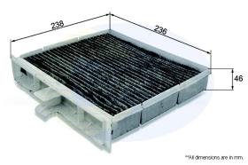 COMLINE EKF157A - FILTRO DE HABITACULO