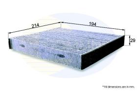 COMLINE EKF185A - FILTRO DE HABITACULO