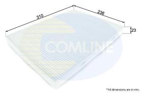 COMLINE EKF291 - FILTRO HABITACULO