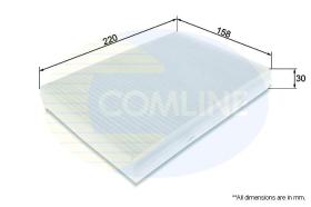 COMLINE EKF343 - FILTRO DE HABITACULO