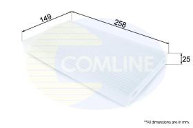COMLINE EKF344 - FILTRO HABITACULO