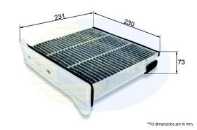 COMLINE EKF349A - FILTRO DE HABITACULO