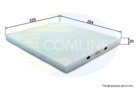 COMLINE EKF374 - FILTRO DE HABITACULO