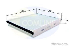 COMLINE EKF375 - FILTRO DE HABITACULO