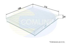 COMLINE EKF381 - FILTRO DE HABITACULO