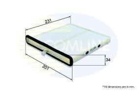 COMLINE EKF385 - FILTRO HABITACULO