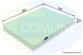 COMLINE EKF387 - FILTRO DE HABITACULO
