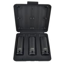 JBM 52969 - SET D 3 VASOS IMPACTO LARGOS HEXAGONALES