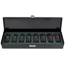 JBM 53044 - SET 8 VASOS IMPACTO HEXAGONALES CON DOBLE POSICION(FIJO/ARTI
