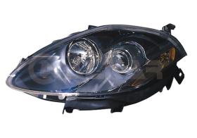 ALKAR 2746480 - DERECHO,FARO,ELECTRICO,CON MOTOR,NEGRO,H1,+H1,PY24W,W5W,