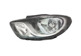 ALKAR 2761629 - IZQUIERDO,FARO,ELECTRICO,CON MOTOR,NEGRO,H4,PY21W,W5W,
