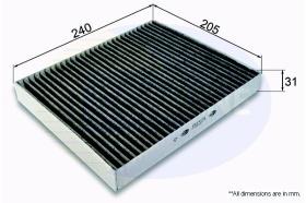 COMLINE EKF417A - FILTRO CARBON ACTIVO