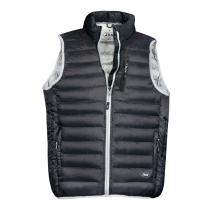 JBM 70002 - CHALECO GRIS-NEGRO T.L