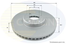 COMLINE ADC1790VL - DISCO DE FRENO IZQUIERDO BMW