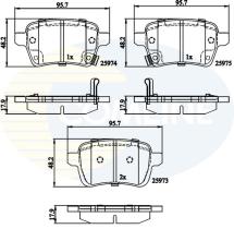 COMLINE CBP32279 - PASTILLAS DE FRENO COMLINE