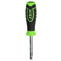 JBM 13336 - MANGO DESTORNILLADOR CROMADO 1/4"