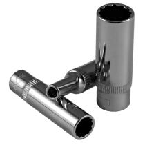 JBM 13586 - VASO 1/4"12 CANTOS 6MM 50MM LARGO CROMADO