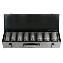 JBM 53470 - SET 8 VASOS IMPACTO LARGOS HEXAGONALES 3/4"