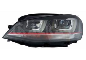 ALKAR 2775137 - IZQUIERDO,FARO,CON LUZ DE DIA,ELECTRICO,CON MOTOR,NEGRO,LED,